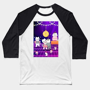 Purrfect Party Baseball T-Shirt